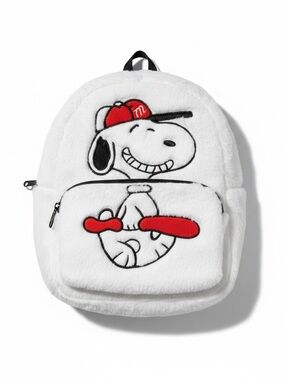 NWT Snoopy theme Kids Plush Backpack Peanuts Unisex Rare Hard to Find Fun Casual